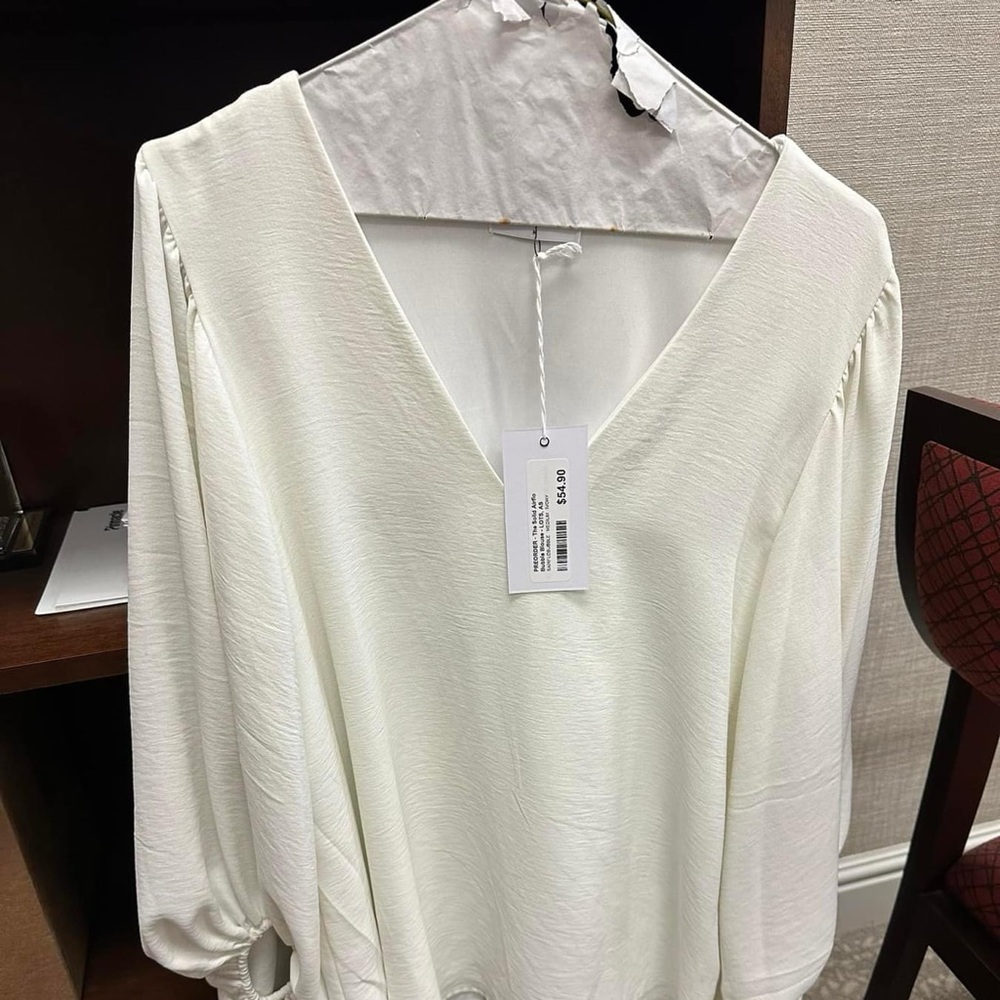 Women’s Adrienne Ivory top.